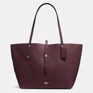 Coach Deep Burgundy Tote Bag